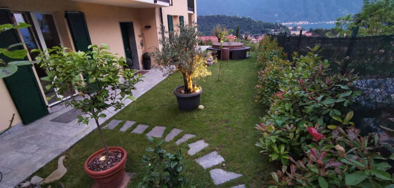 Magic Garden With Jacuzzi-Pool And Luxury Lake Como View Ленно Екстер'єр фото