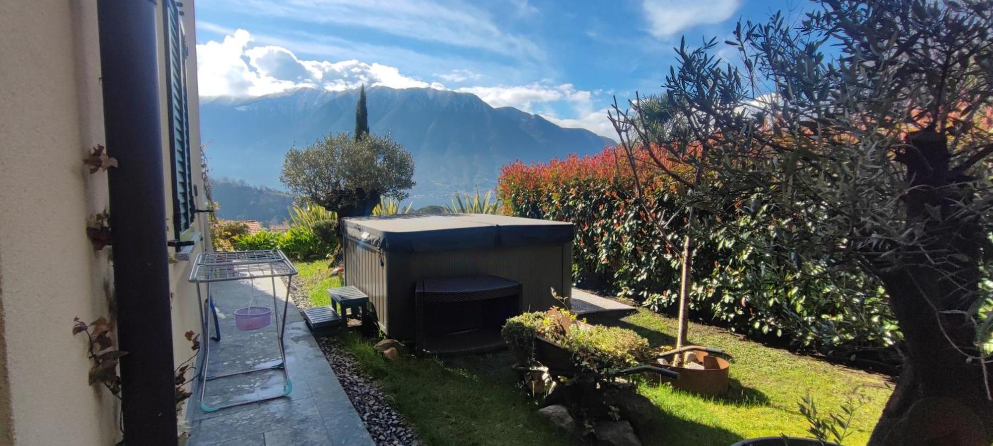 Magic Garden With Jacuzzi-Pool And Luxury Lake Como View Ленно Екстер'єр фото
